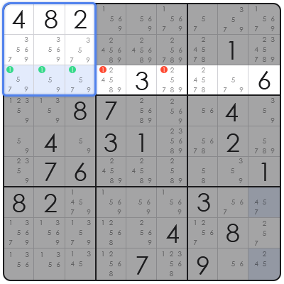 hidden singles sudoku